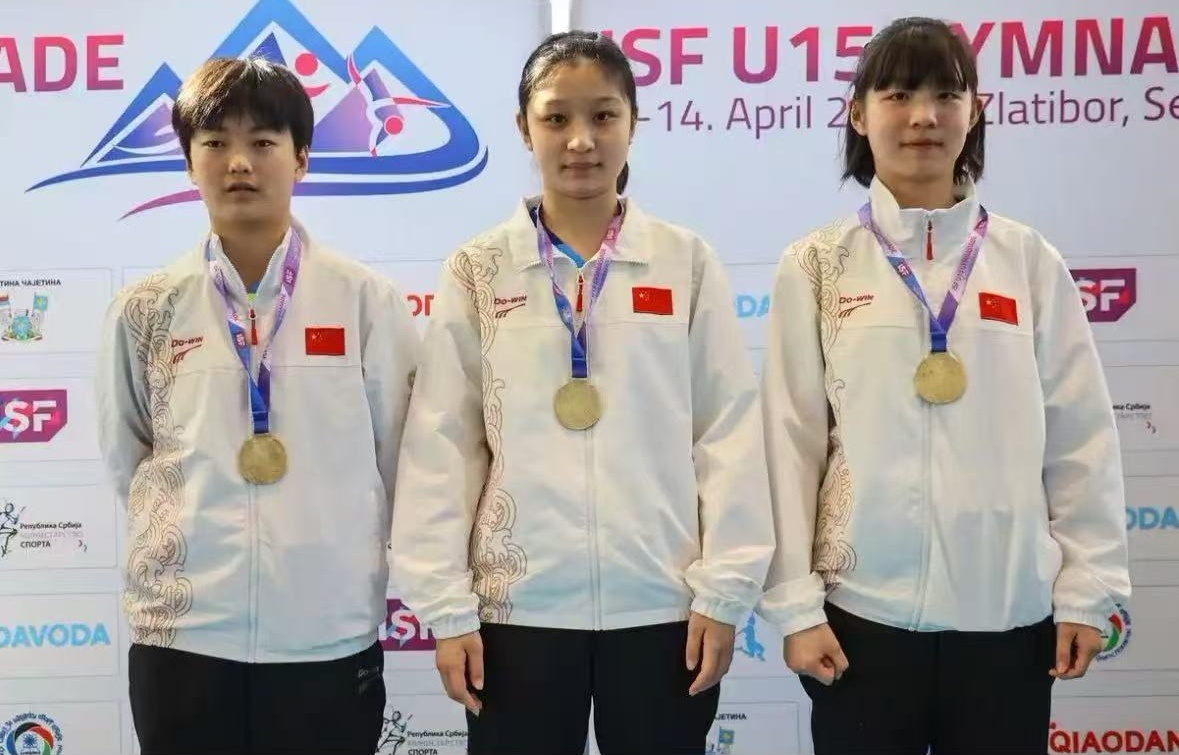博冠体育登录哈三中教师指导中国女子乒乓球队夺得U15世界中学生夏季运动会团体冠军(图1)